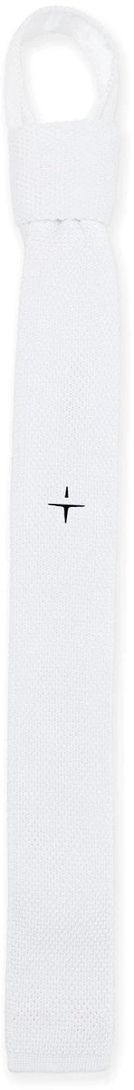 Trolle Knitted Tie wit