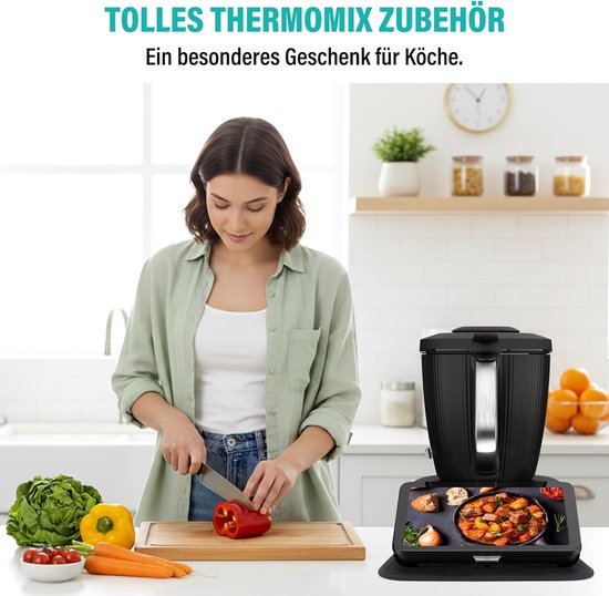 Viltmat voor Thermomix TM7, basisbescherming viltmat voor Thermomix Vorwerk keukenmachine TM7 accessoires onderlegger plank — afbeelding 4