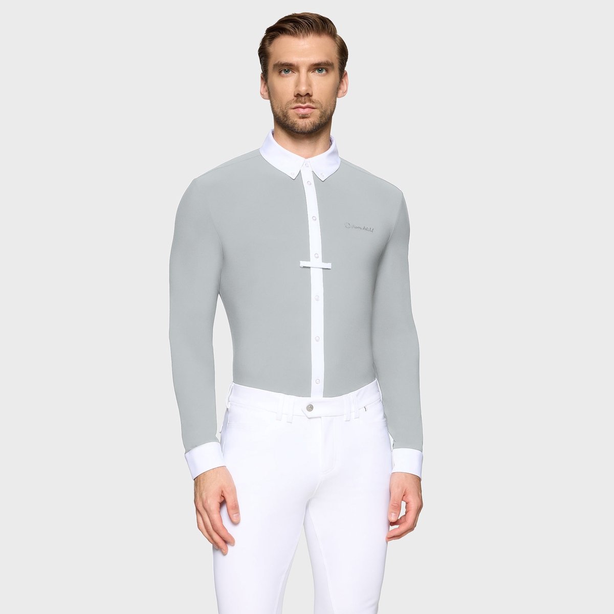 Samshield Smith Wedstrijdshirt Heren FW25 XS Pearl Grey