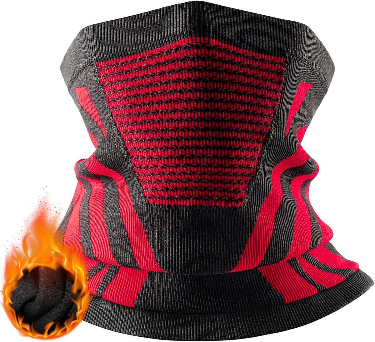 Thermische thermische thermische halswarmer, ademende bivakmuts voor het gezicht, winterskimasker, multifunctioneel warm gezichtsmasker voor heren en dames, voor fietsen, skiën, motorrijden