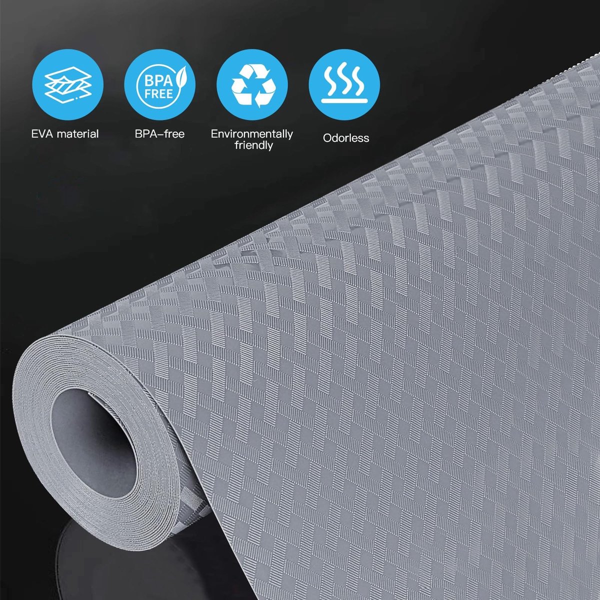 Omgoods - Lades Mat 60 cm x 500 cm - Waterdichte en Antislip Mat