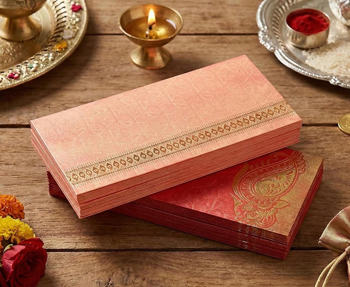 eSplanade Geldenveloppen - Multi Color Pack van 50 Premium Designer Enveloppen