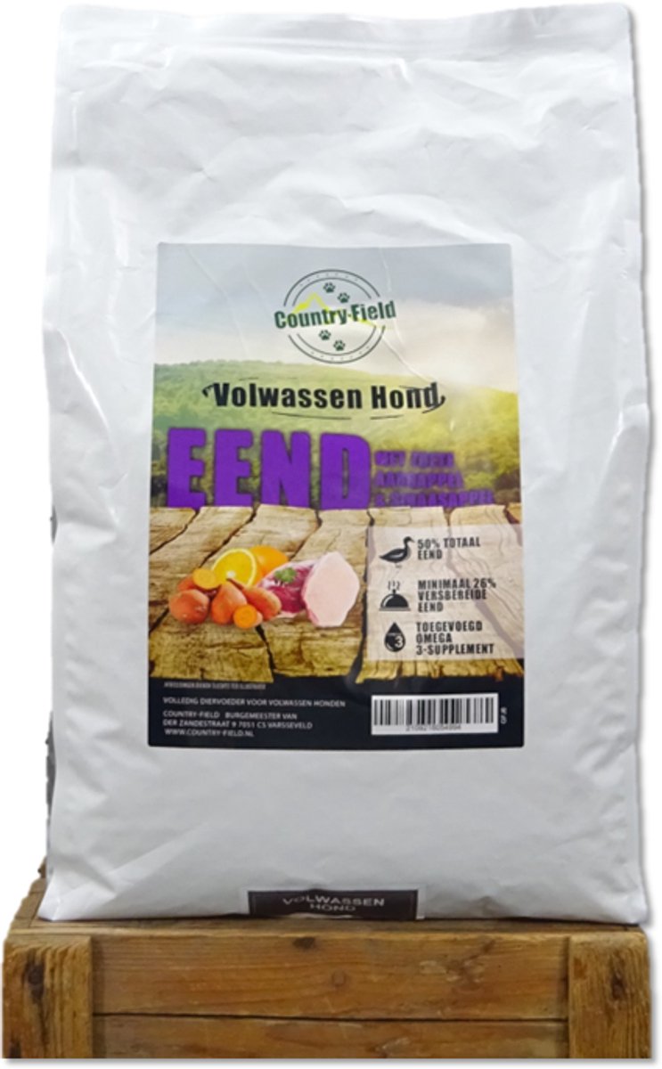 Country-Field Country-Field Graanvrij Adult eend 6kg