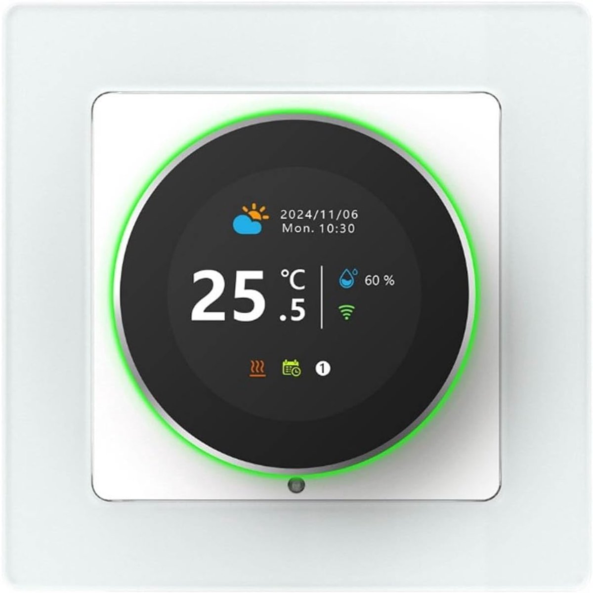 Slimme thermostaat WiFi voor elektrische vloerverwarming - 16A bediening - met timer en app controle - energie besparen - ShopVlot
