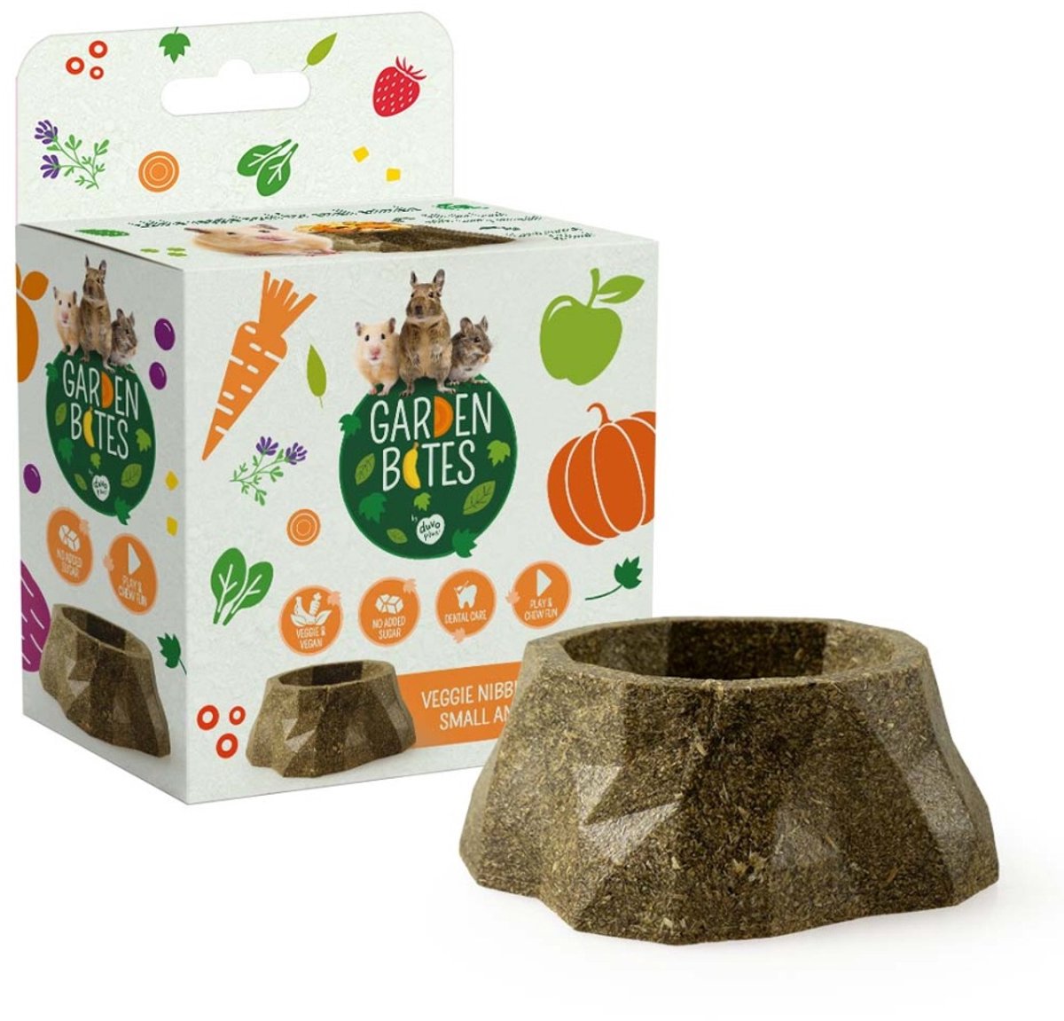 Duvo+ Garden Bites Veggie Nibble Voerbakje - 70 g