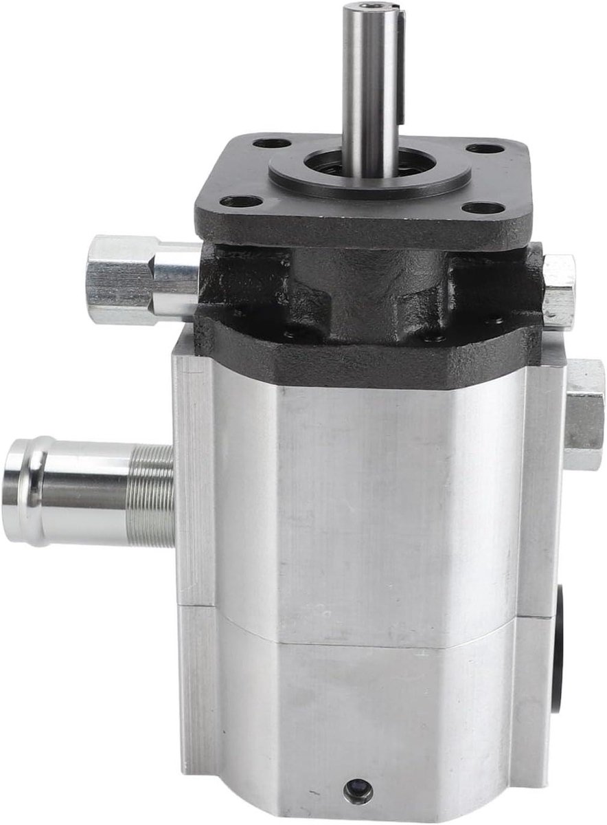 Hydraulische Houtsplijtpomp - Houtklover Pomp - Hout Efficiënt Splijten - 2-Traps Tandwielontwerp - 11 GPM - Zilver