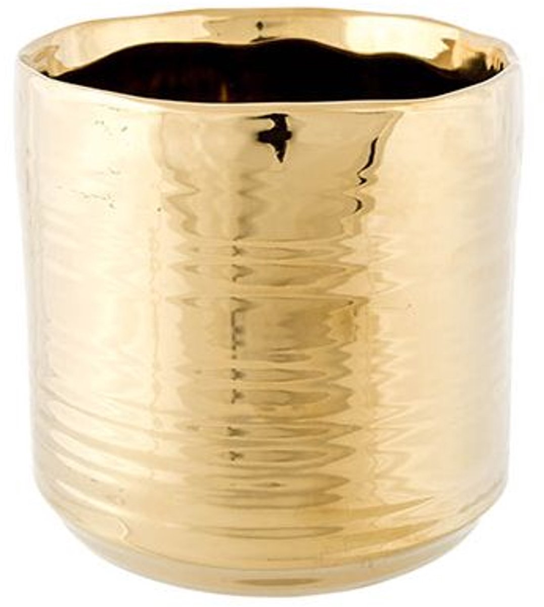 Cosy @ Home Bloempot Goud D130 13x13xh12,5cm Cilindr