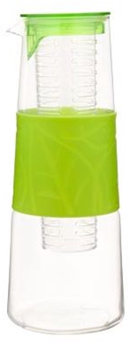 Cosy & trendy karaf met infusor glas groen 1l