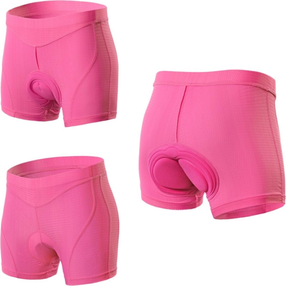 Dames met Zeem - Roze - Fietsondergoed - Fietsonderbroek - Extra Zacht - S