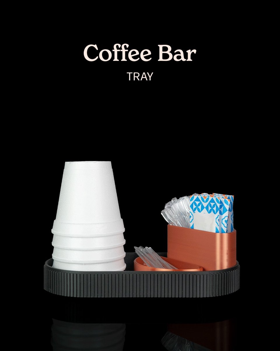 Coffee Bar - Organizer voor koffie en thee - Decoratief keukenaccessoire - woonaccessoire, bureau organizer, houder, kantoor, werkplek, interieur