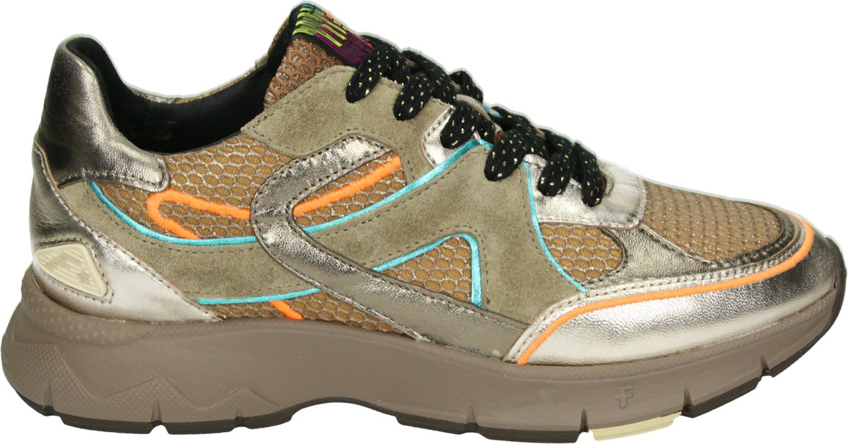 Floris van Bommel - DAYSI 09.01 - Lage sneakersDames sneakers - Kleur: Metallics - Maat: 38