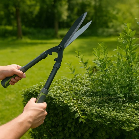 Kinzo Telescopische Heggenschaar 65-85 cm - Handmatige Heggenschaar met Anti-aanbaklaag - Ergonomische Tuinschaar - Lichtgewicht Snoeigereedschap voor Heggen en Struiken van Kinzo — afbeelding 5