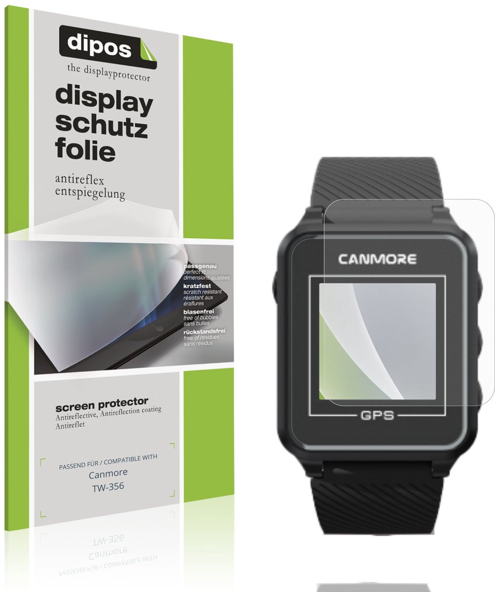 dipos – 6x Matte Beschermfolie geschikt voor Canmore TW-356 | Krasbestendige & antireflecterende Screenprotector Ultra-Thin