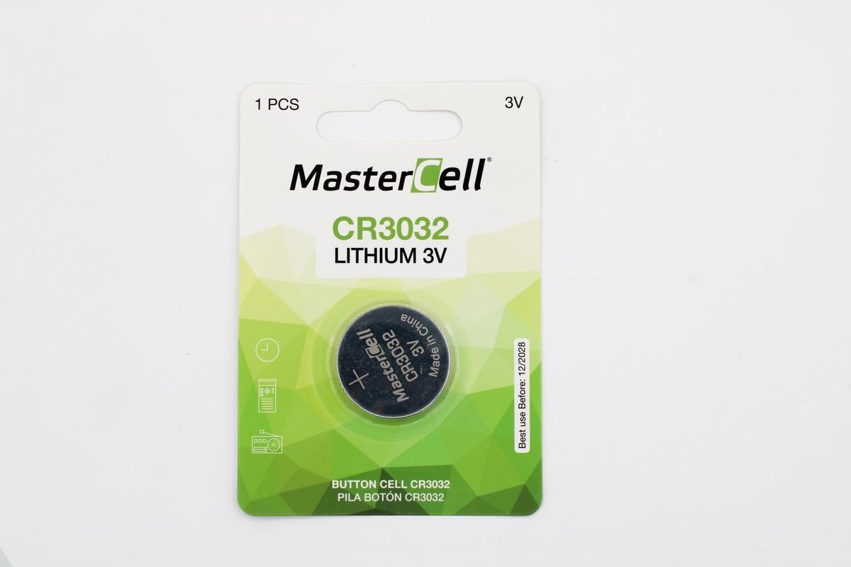 SnelShoppen - CR3032 3V Lithium Knopcelbatterij - Lange Levensduur - Niet Oplaadbaar - Voor Horloges, Afstandsbedieningen, Thermometers en Meer