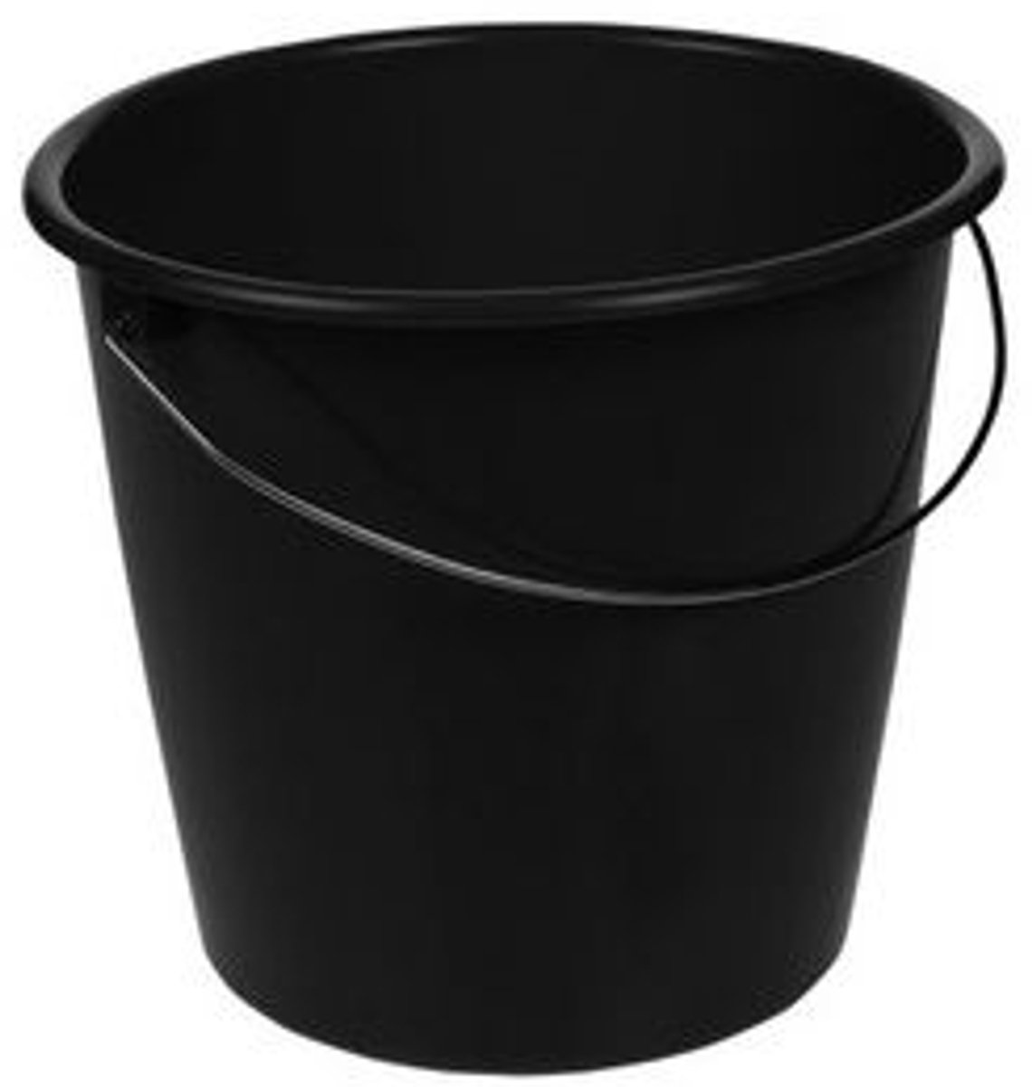 Emmer 10l Zwart Keeeper Ok 10104