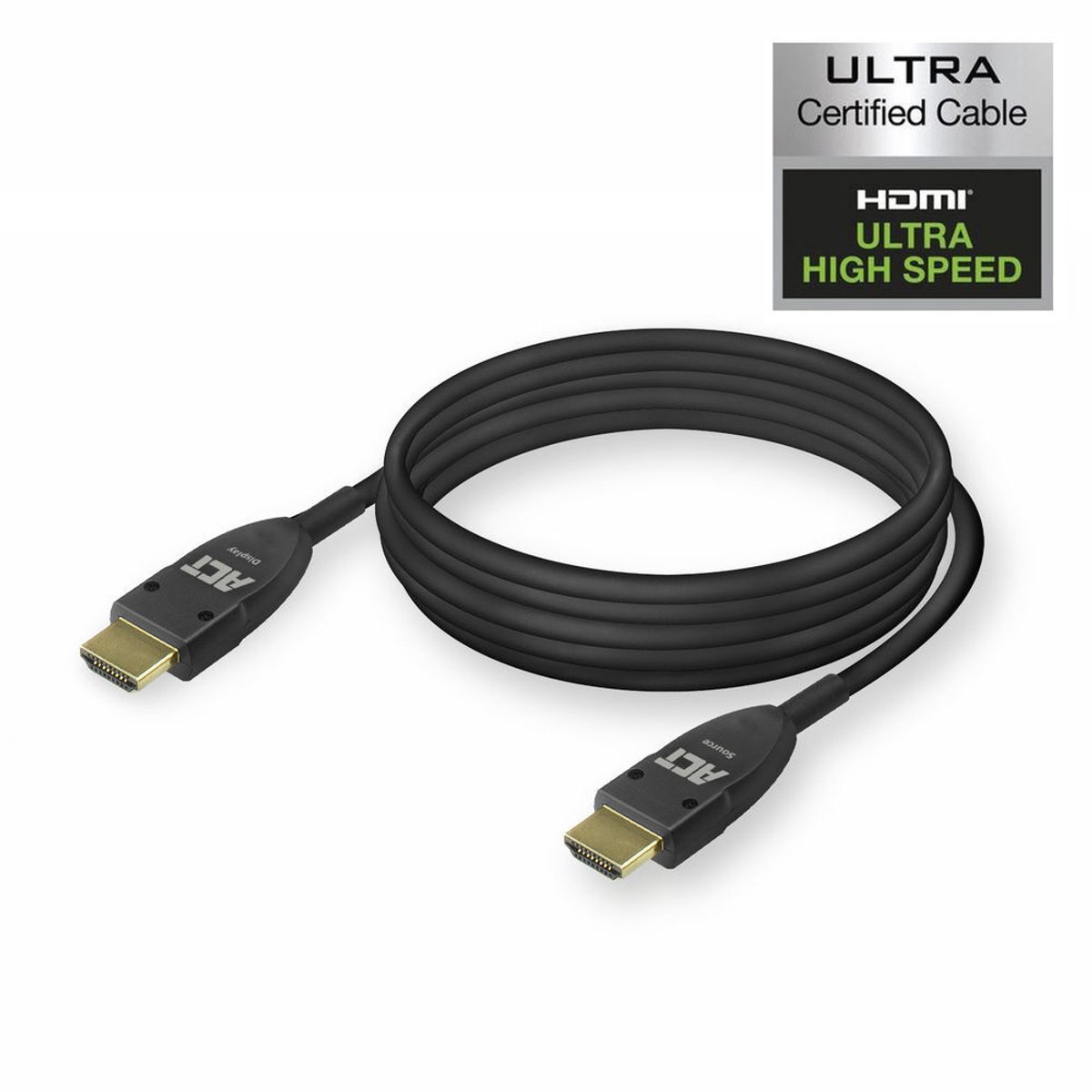 ACT AK4143 HDMI kabel 15 m HDMI Type A (Standaard) Zwart