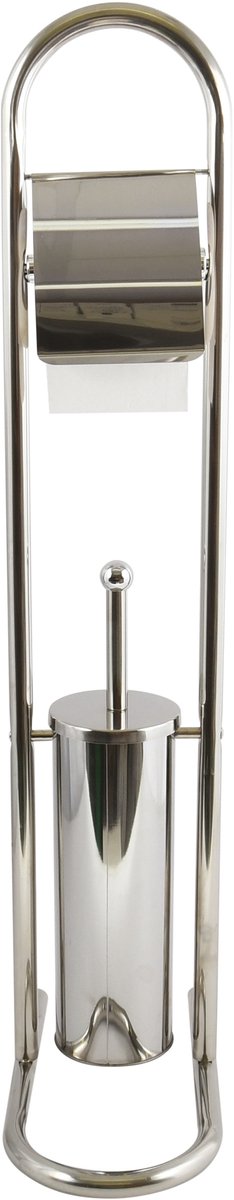 MSV Toiletborstel met Rolhouder – WC Combo Set met WC-Borstel en Toiletrolhouder – Hygiënisch en Ruimtebesparend