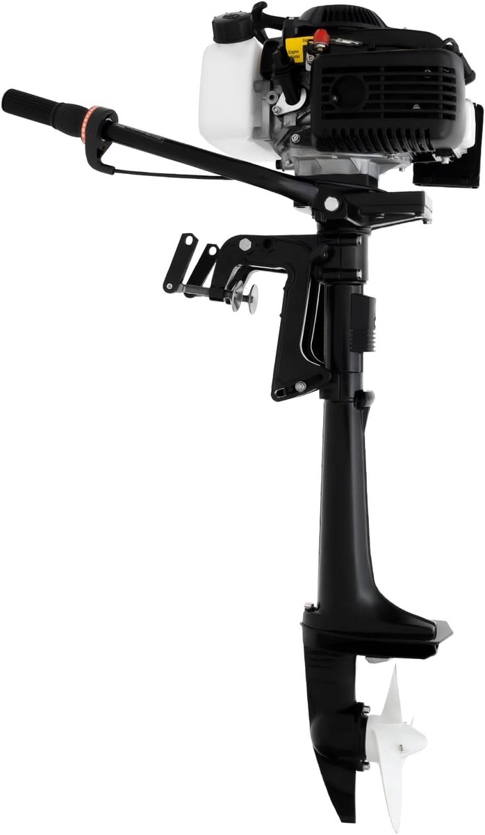 52cc Outboard motor met waterkoeling, CDI-systeem, 4-takt benzinemotor, buitenboordmotor, bootmotor, borstelloze voor vissersboot en rubberboot