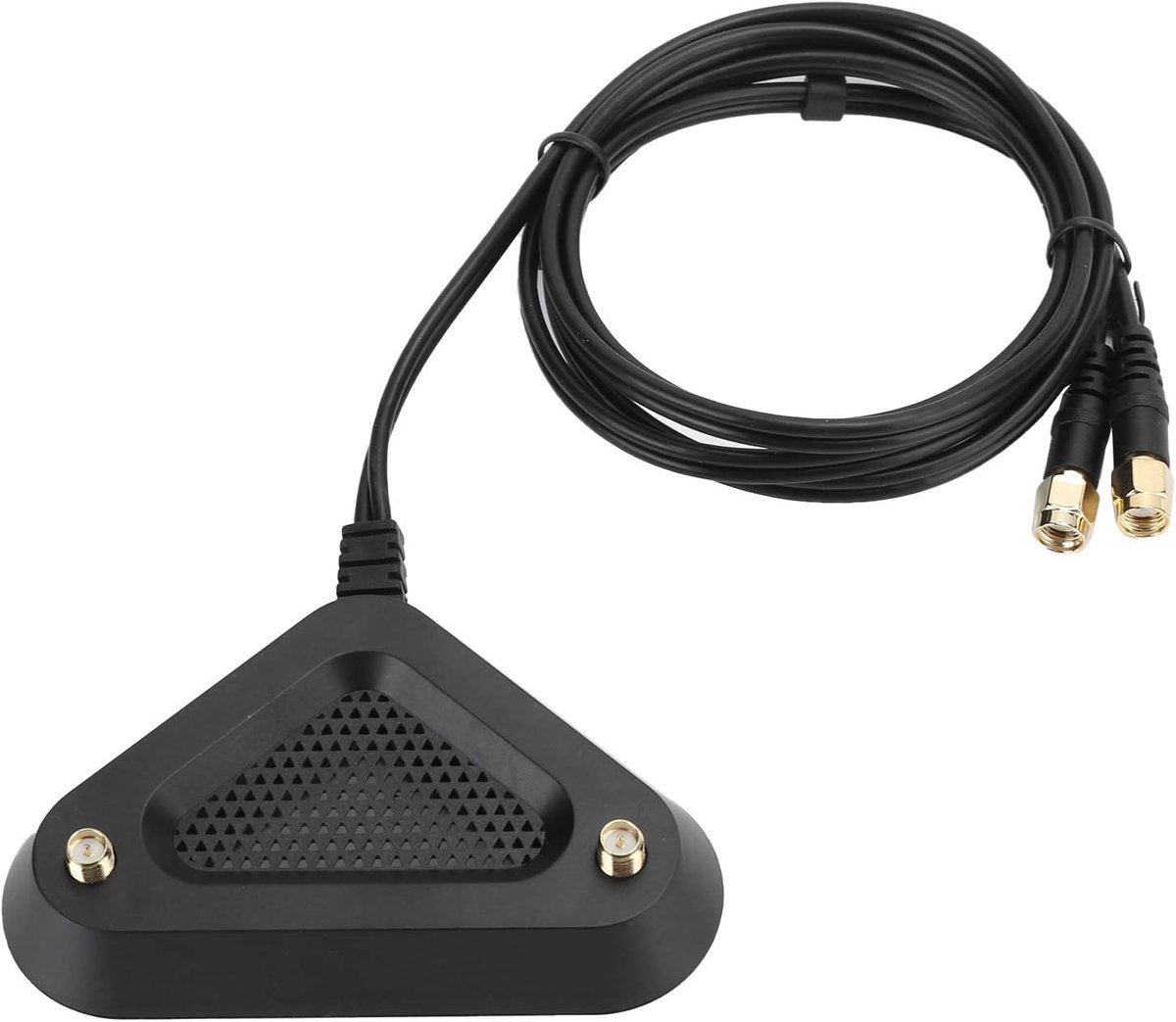 Magneetvoet voor dock-antenne, RP-SMA-aansluiting op RP-SMA-bus, flexibele houder, magnetische antennevoet, zwart