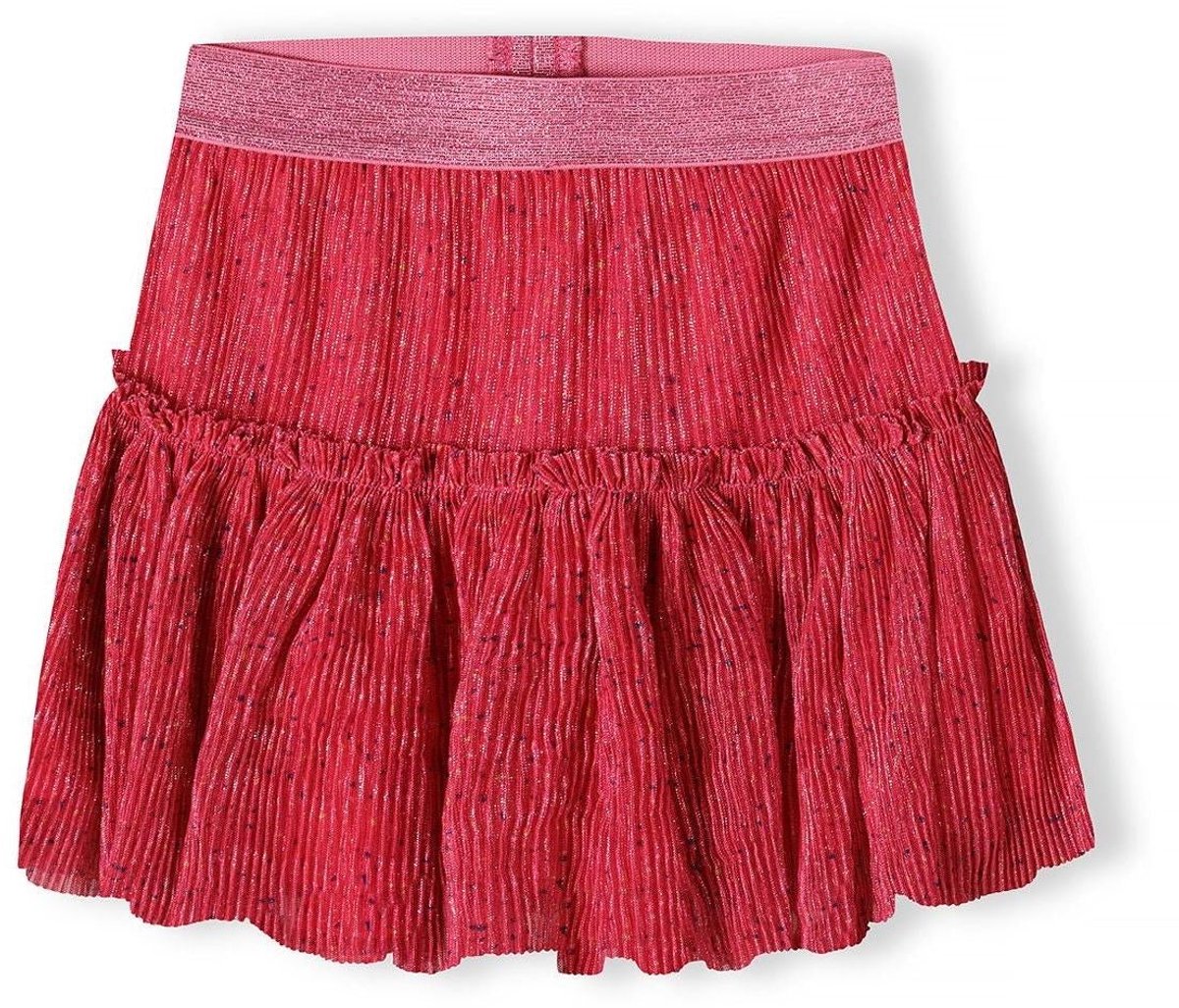 Minoti rok meisjes glitter feest - plooirok met elastische tailleband