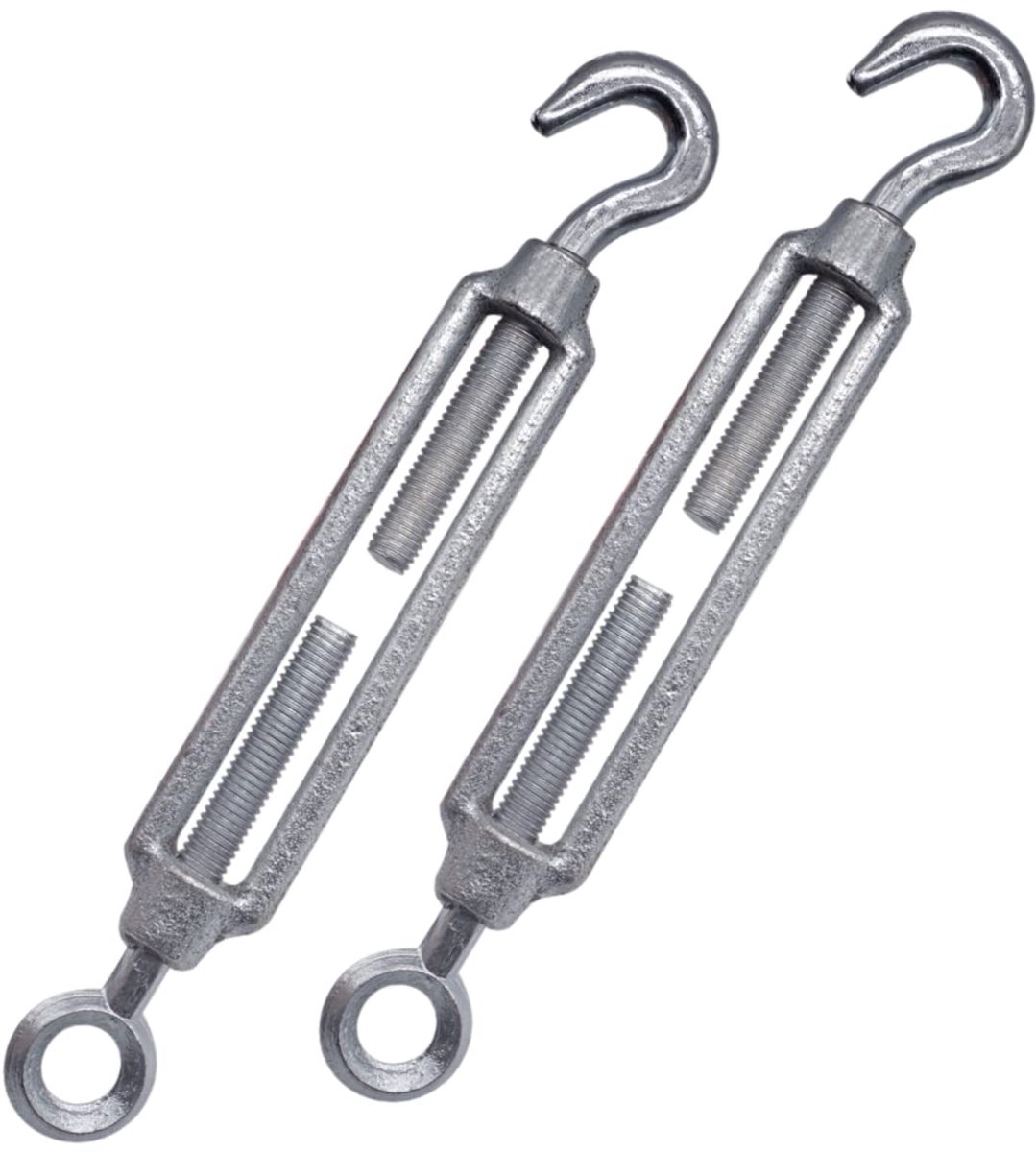 Turnbuckle draadspanner M12 - verstelbaar - gegalvaniseerd staal - eenvoudig te gebruiken - SnelShoppen