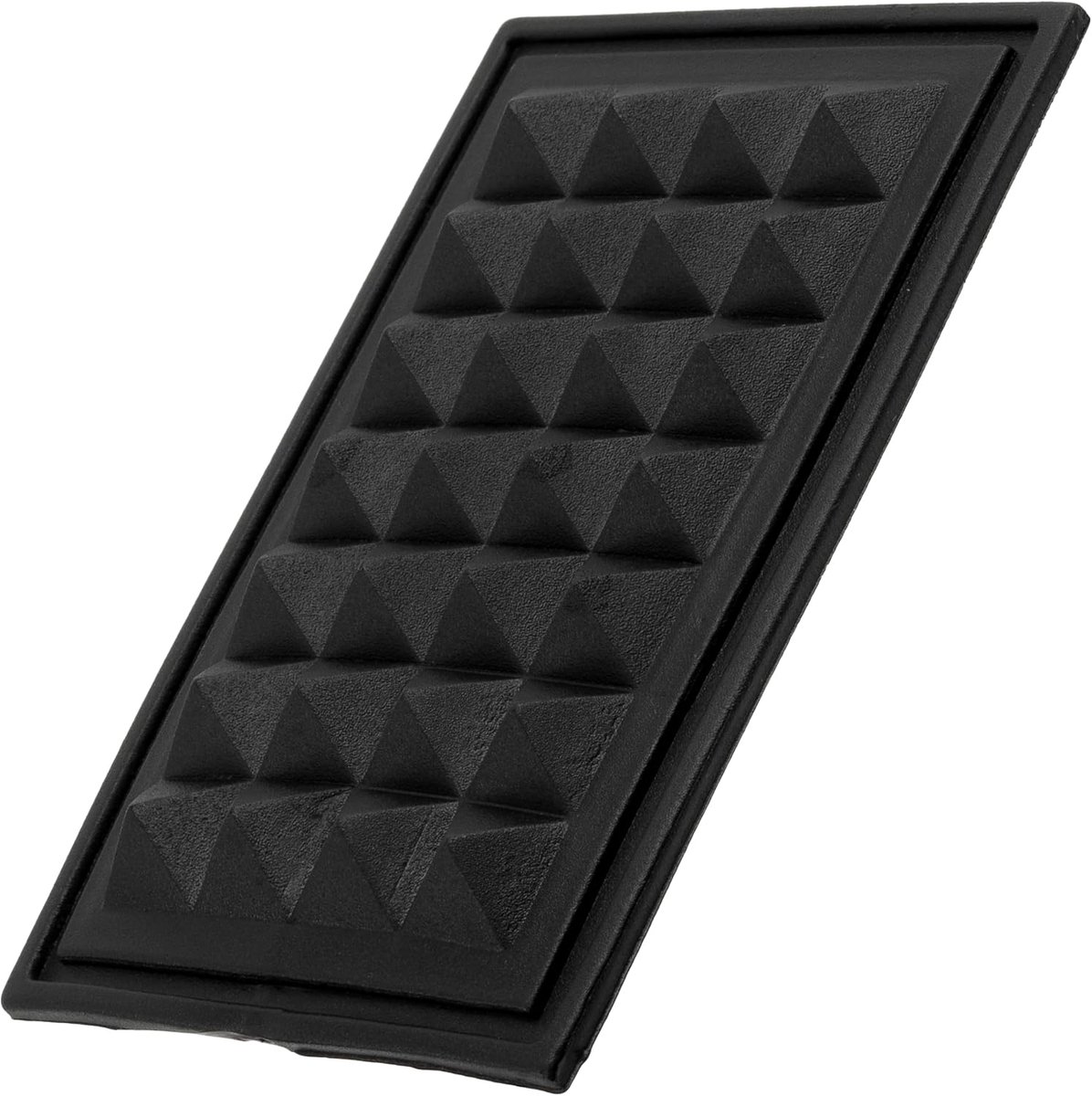 - Set van 12 rubberen voetjes 85x55 mm voor bagagetassen, koffers, laptoptassen - kleur zwart