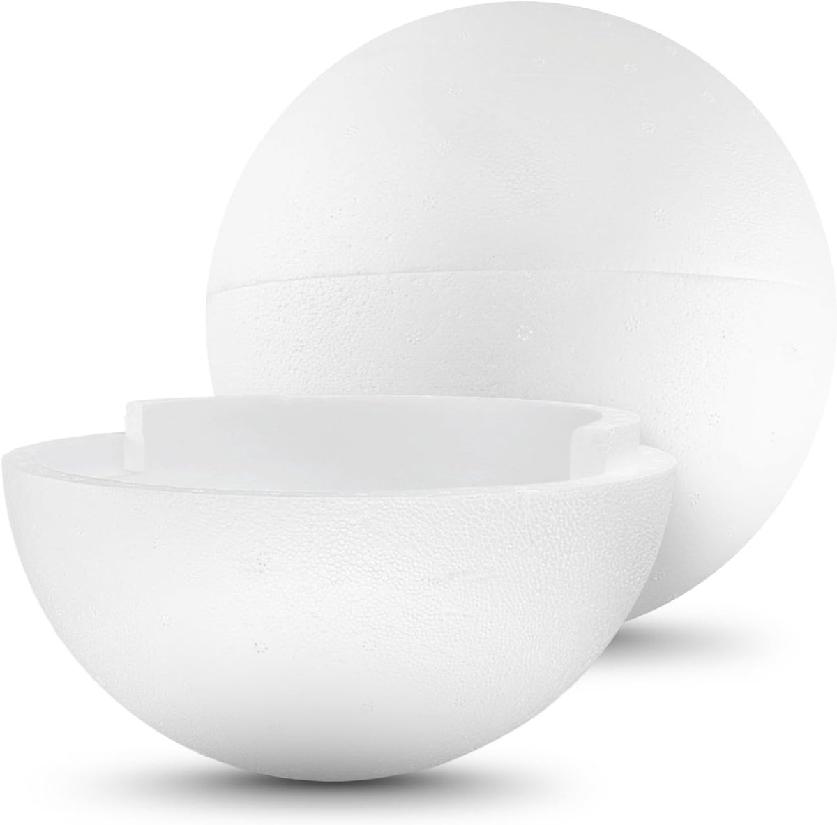 1 Stuk piepschuimkogel 20 cm Witte polystyreen bal knutselbal blanco rond voor DIY knutselen hobby kunst school kerstversiering kerstboomballen decoratie