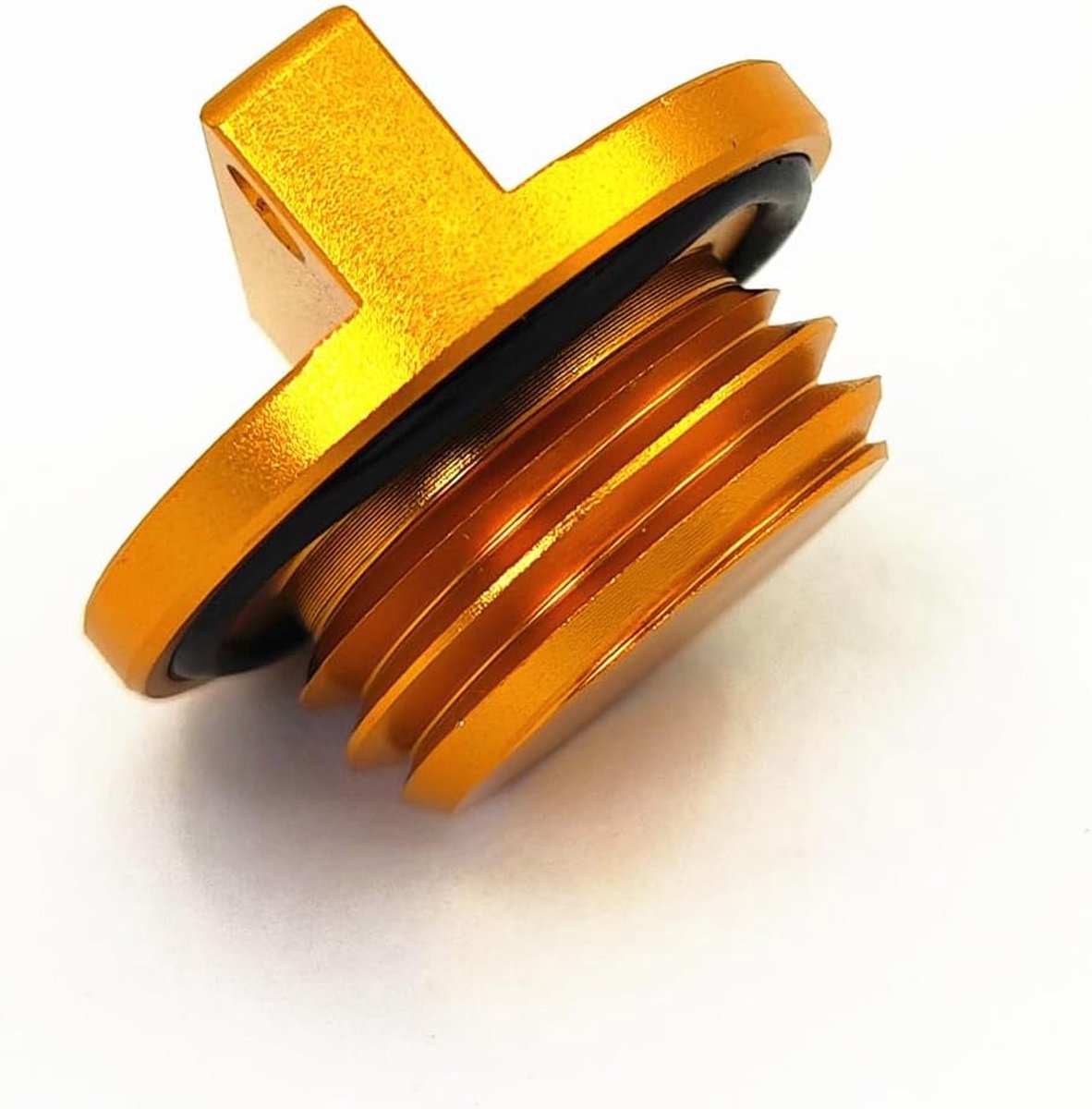 Aluminium Motor Olievuller Cap Plug Schroef Compatibel Met Yamaha YZF R1 R3 R6 R25 R125 600R 750R 1000R MT01 MT03 MT07 MT25 FZ1 FZ6 FZ07 FZ8 FJR1300 FZR FZS TDM XVS650 TZ22 50 (Goud)