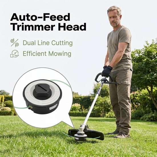 C3-2, compatibel met STIHL FSA 57 en FSE 52 bosmaaier, reservespoel 4009 710 2106, accessoires voor maaiers (1 stuk) — afbeelding 5