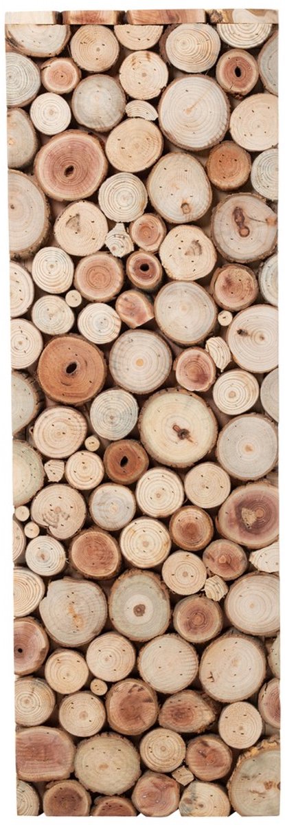 Pilaar hout boomstammen 29x29x89cm