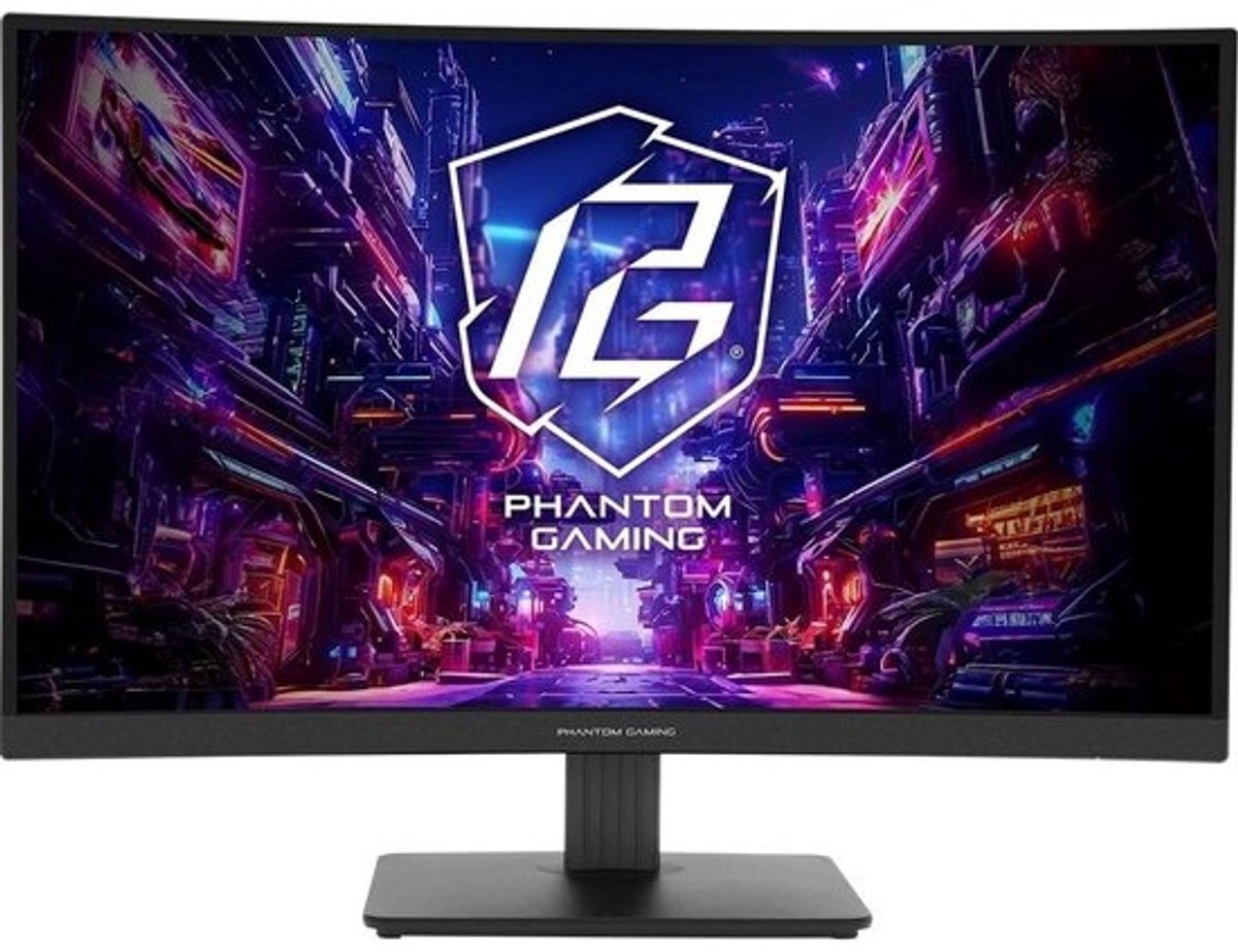 Gaming Monitor - QHD Curved Scherm - Intens Gamingsessies - 180Hz Hoge Verversing - 27 Inch - Mat Zwart