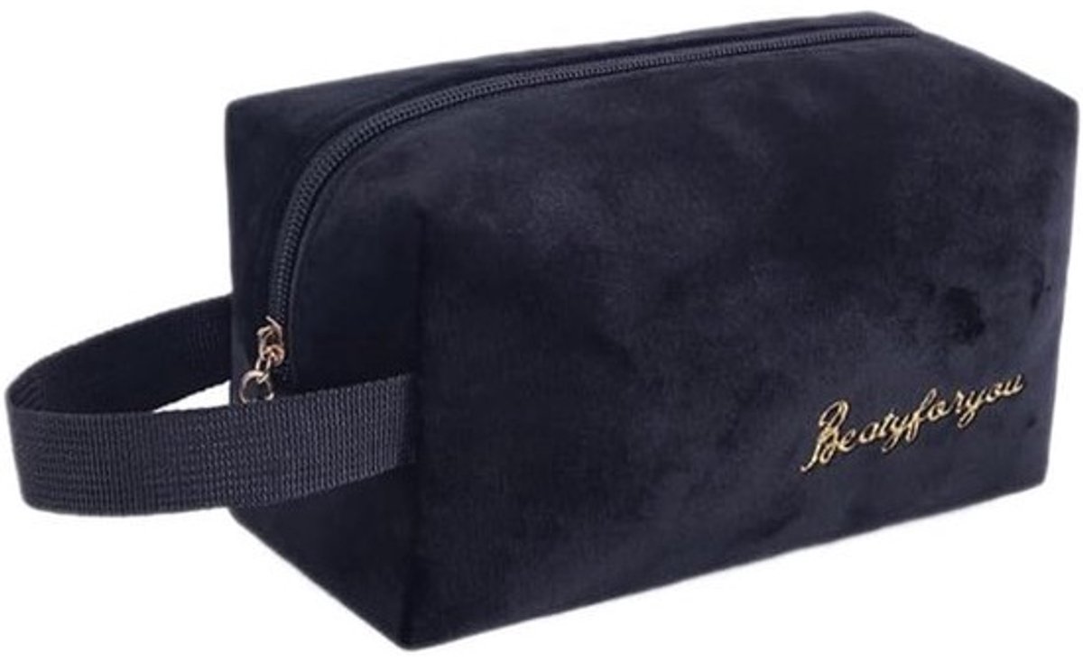 Luxe Velours Cosmetica Bag Set - 4 Stuks Reistas Toilettas Make-up Organizer