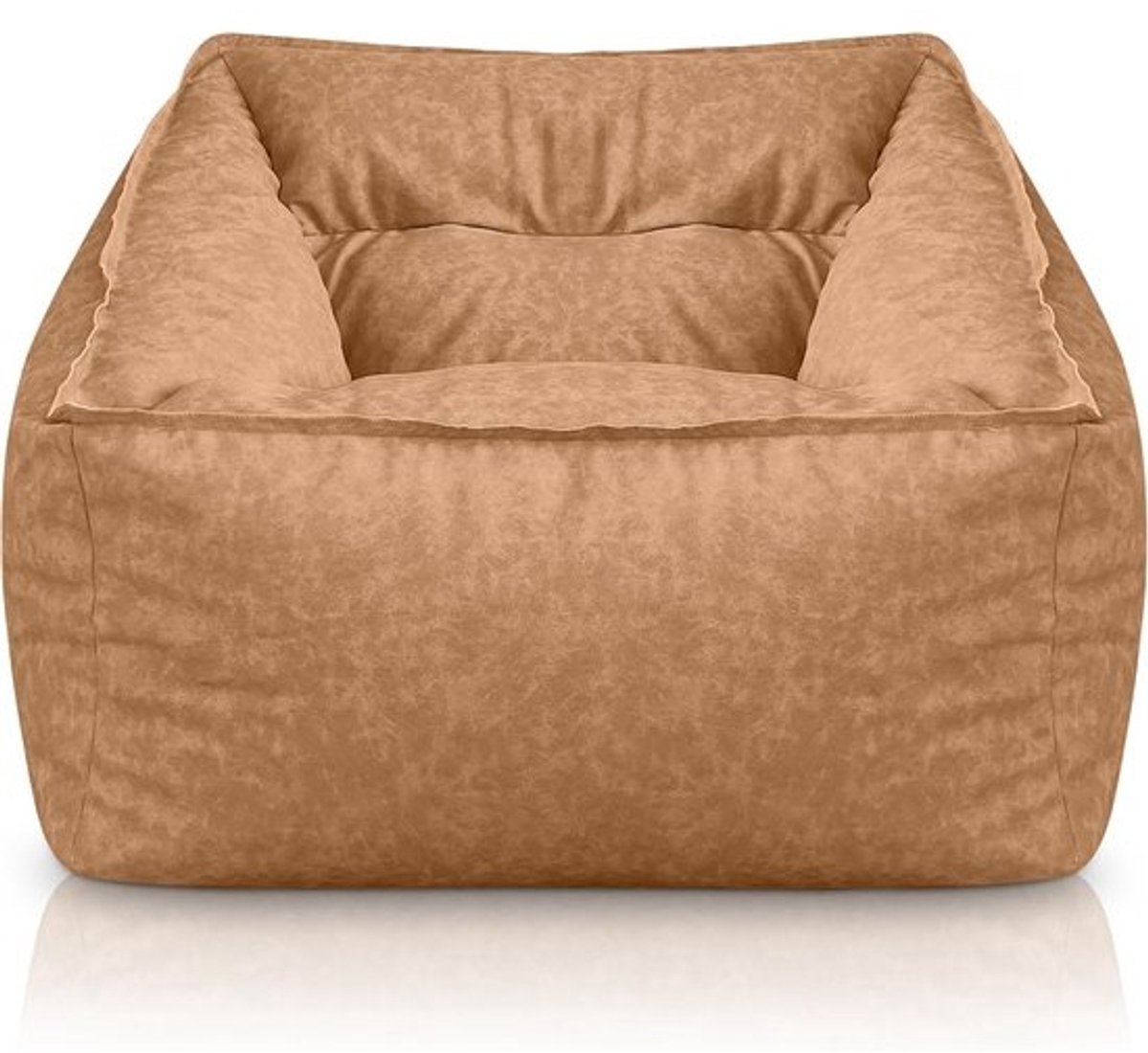XXL Zitzak Beige met Vulling - Comfortabele Loungebucket voor Volwassenen en Tienerkamer