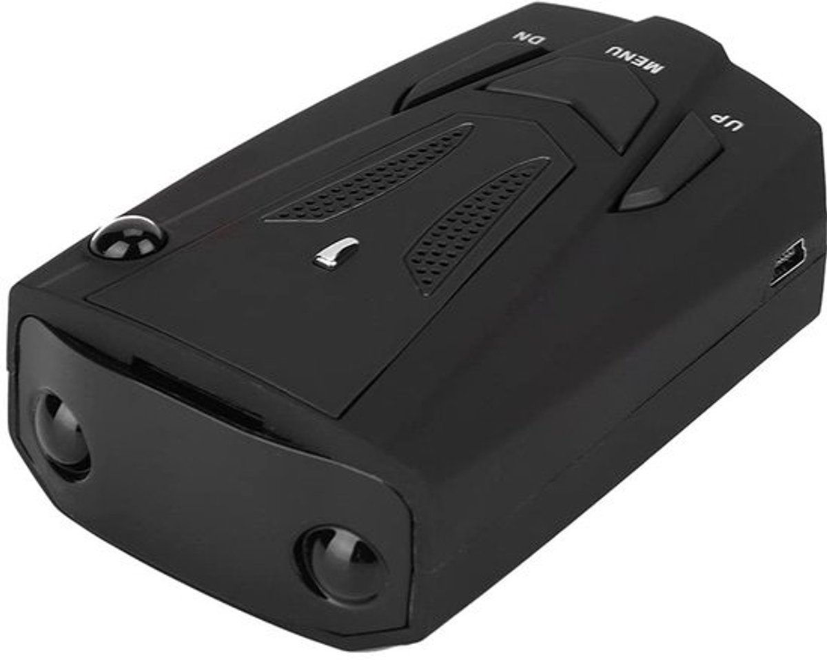 Dailygoody - 360 Graden V7 GPS Detector - Snelheid Alert - Veiligheidsfunctie - Zwart - Verkeersveiligheid - Voice Band voor Auto