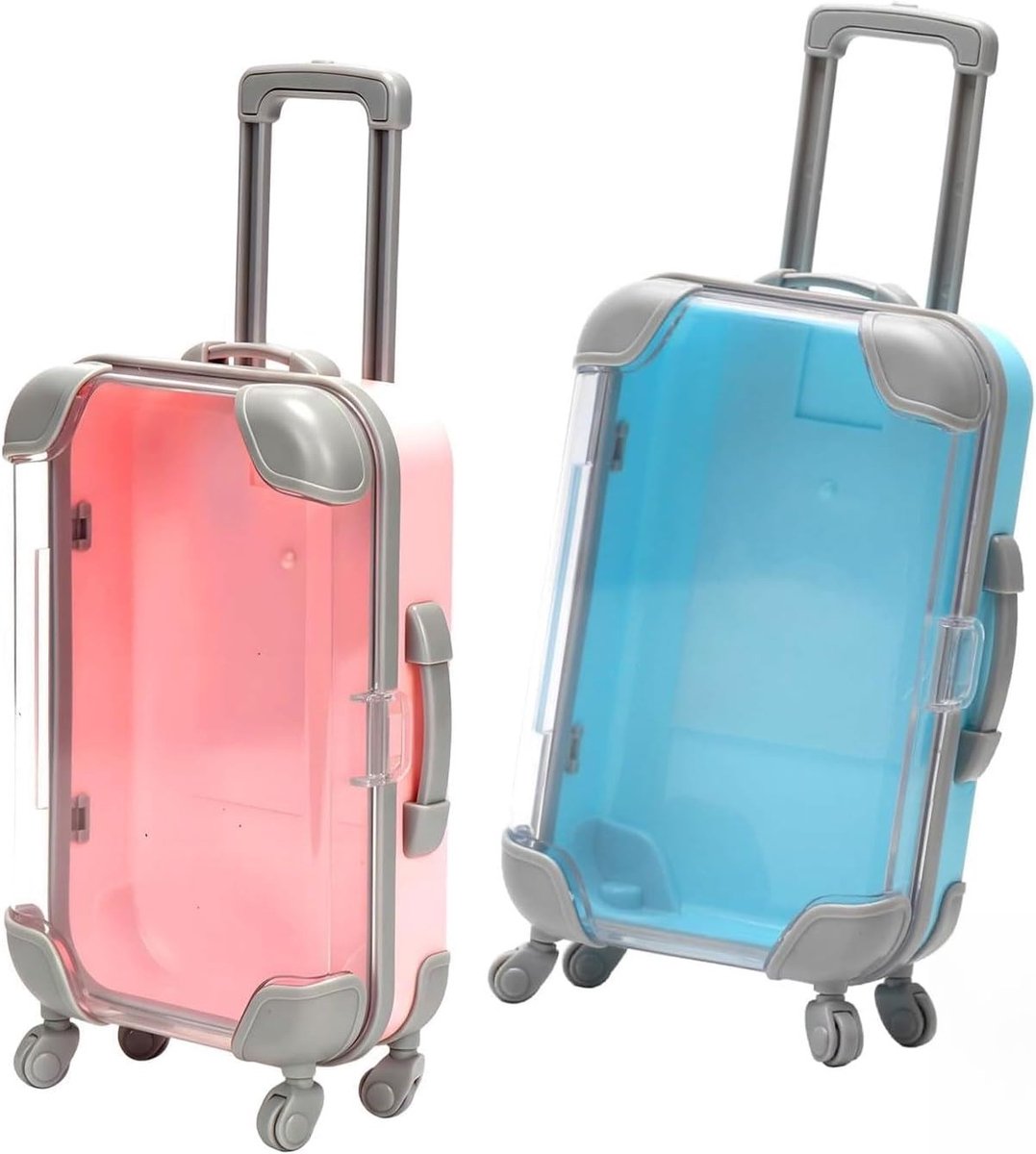 Mini Koffers met Wielen en Handvat - Ideaal voor Reizen, Cadeaus en Decoratie, Perfect voor Vakantie Vouchers en Spaarpotten