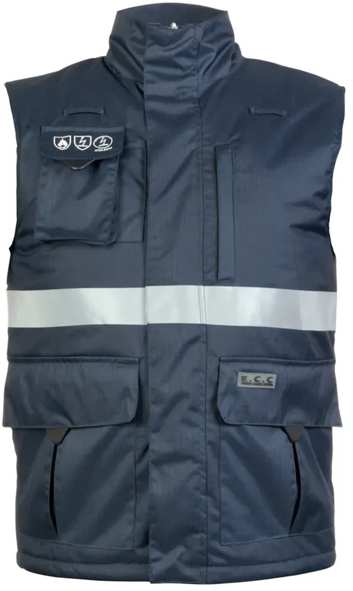 Multinorm Bodywarmer Metz Marine Blauw