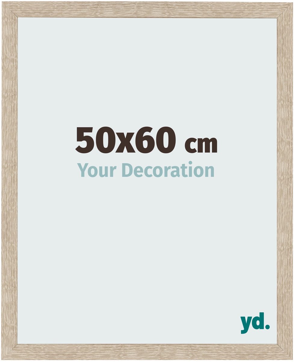 Your Decoration - Fotolijst 50x60 cm - MDF - Sonoma Eiken - Bologna