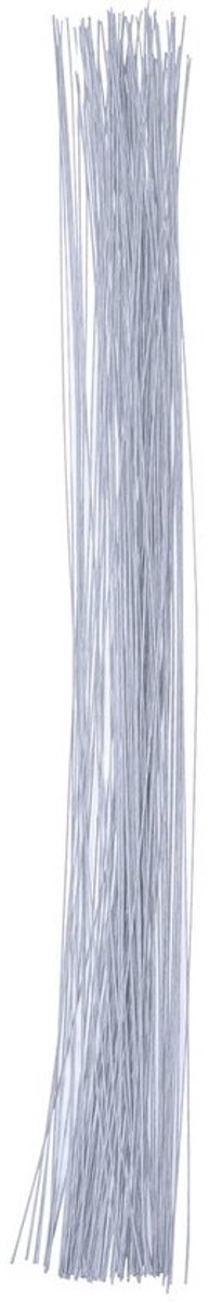 Aluminium Bloemendraad 35 cm, 26 Gauge, Wit - 100 Stuks