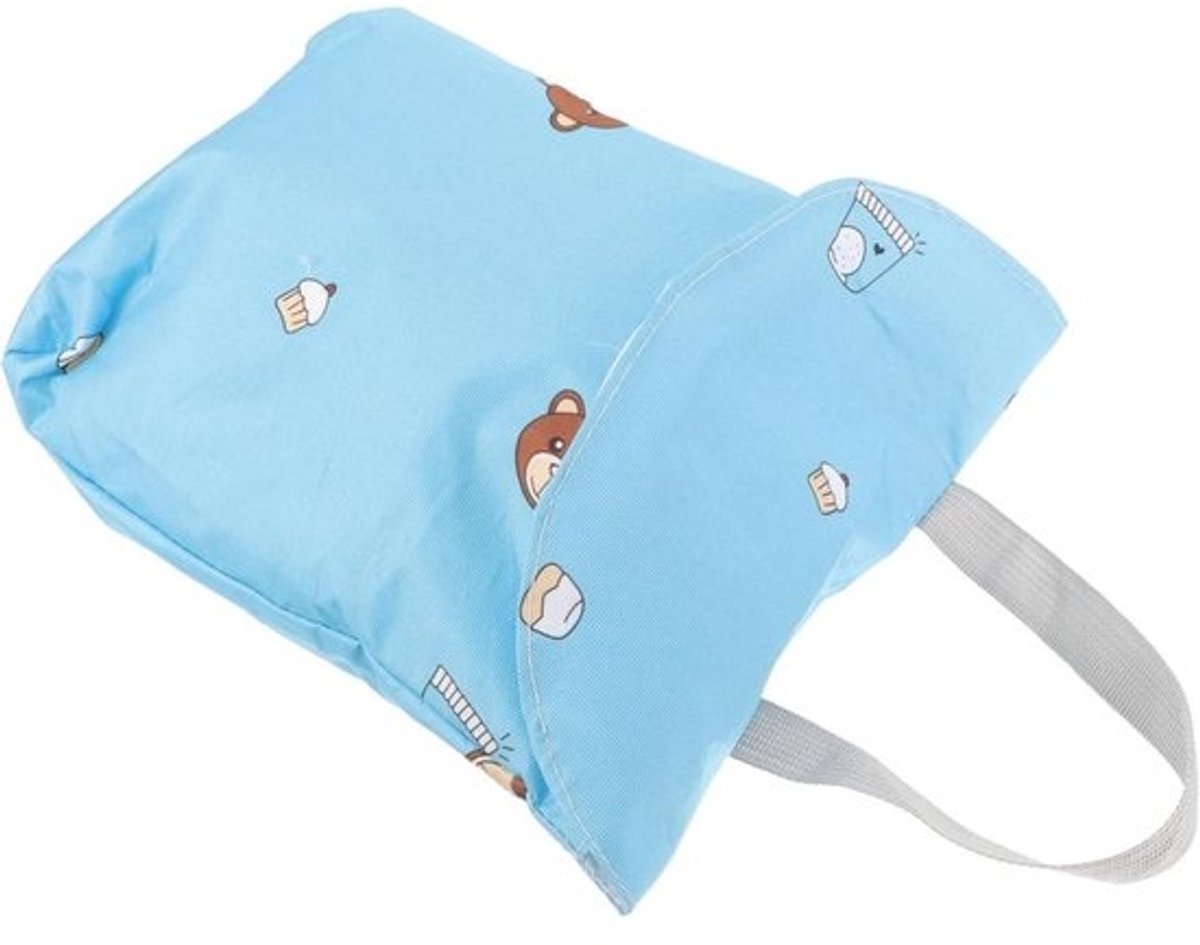 Luiertas Compact - Baby Organizer - Baby Benodigdheden - Multifunctioneel Ontwerp - 40x25x1 cm - Cartoon Print