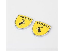 Auto Logo Sticker - Badge Letters - Auto Decoratie - 3D Ontwerp - 1x1x1 cm - Goud