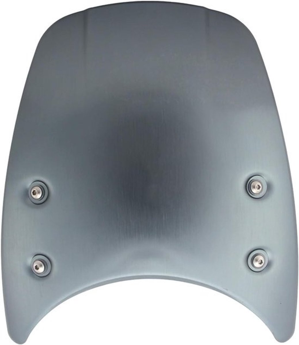 Motorfiets Windscherm - Voorruit Deflector - Comfortabel Rijden - Slagvast Plastic - 38-41 mm Vorken - Titanium
