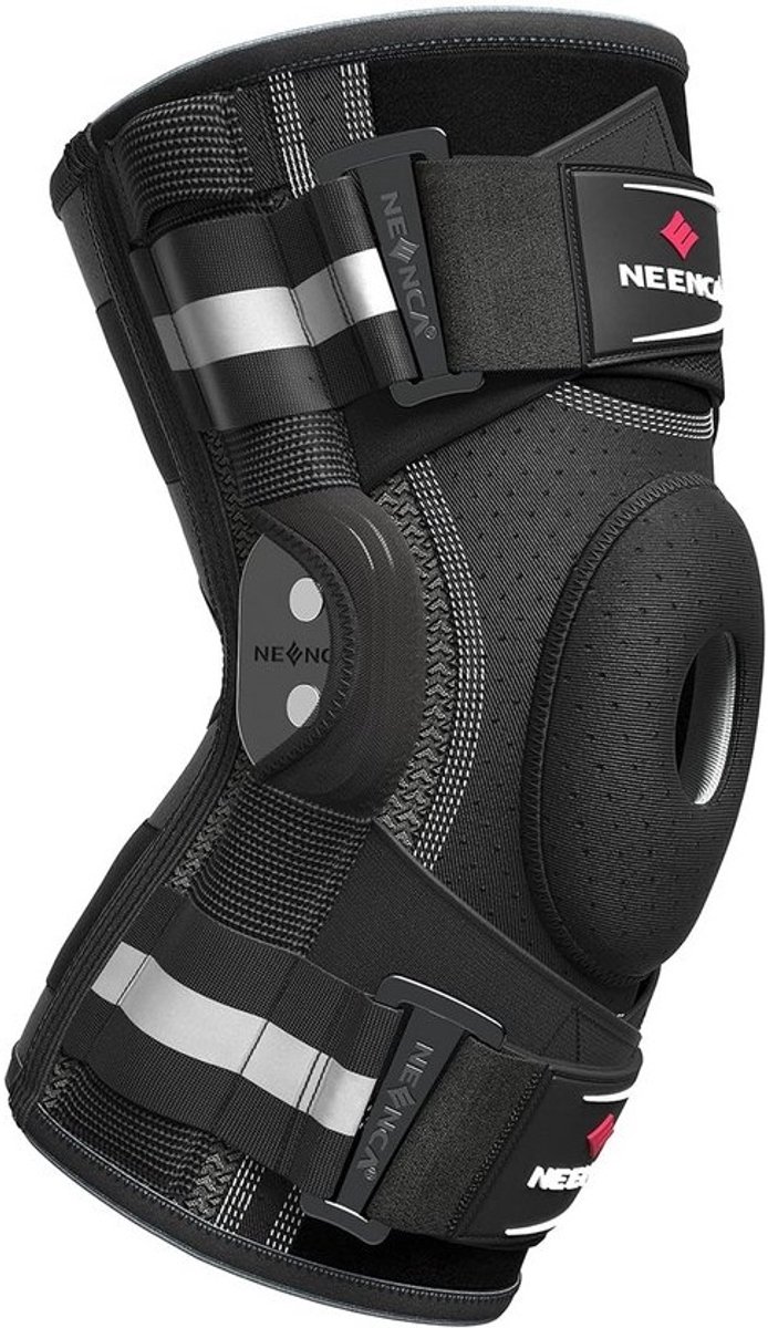 Kniebrace met scharnieren en stabilisatoren - pijnstiller voor artritis en gewrichtsletsel