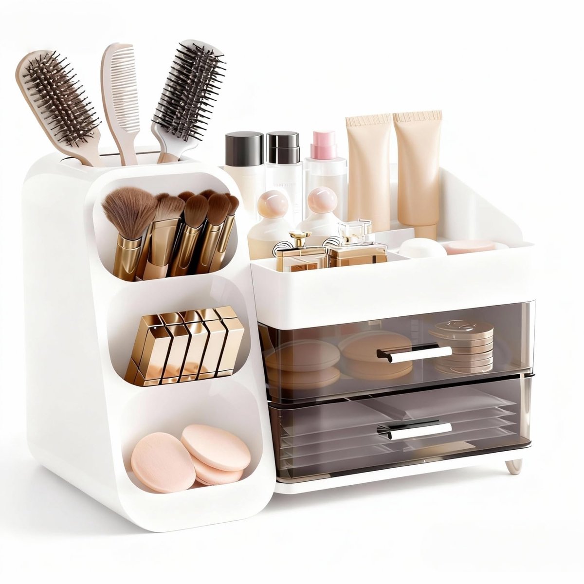 Make-up Organizer - Voor make-uptafel - Wit