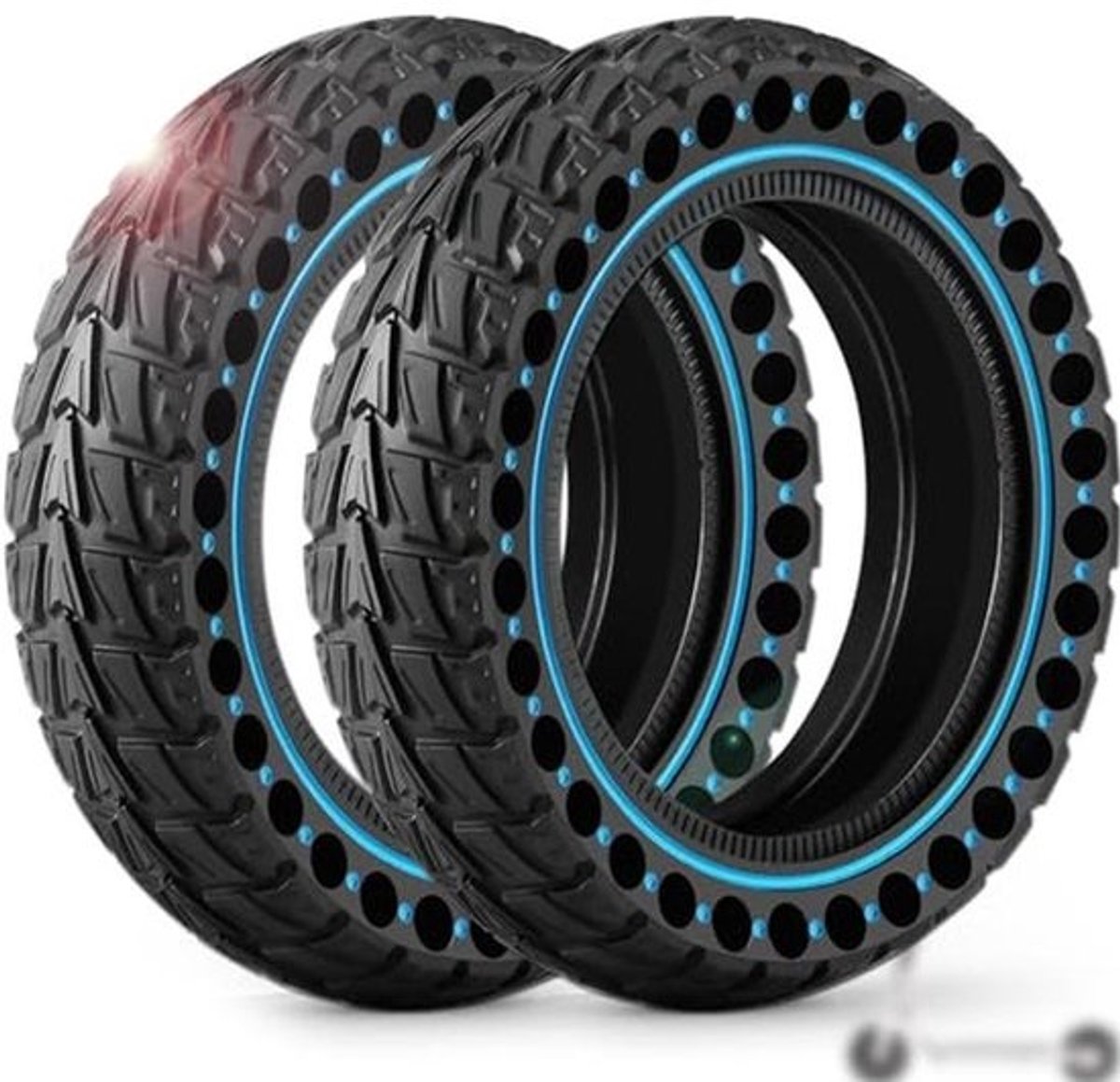 Monuary 2 Stuks Banden 50/75-6.1 voor Elektrische Step, Tubeless Band Ook Compatibel met Maten 8,5 x 2,0 en 8 1/2 x 2, Lekbestendig, Geen Onderhoud Nodig