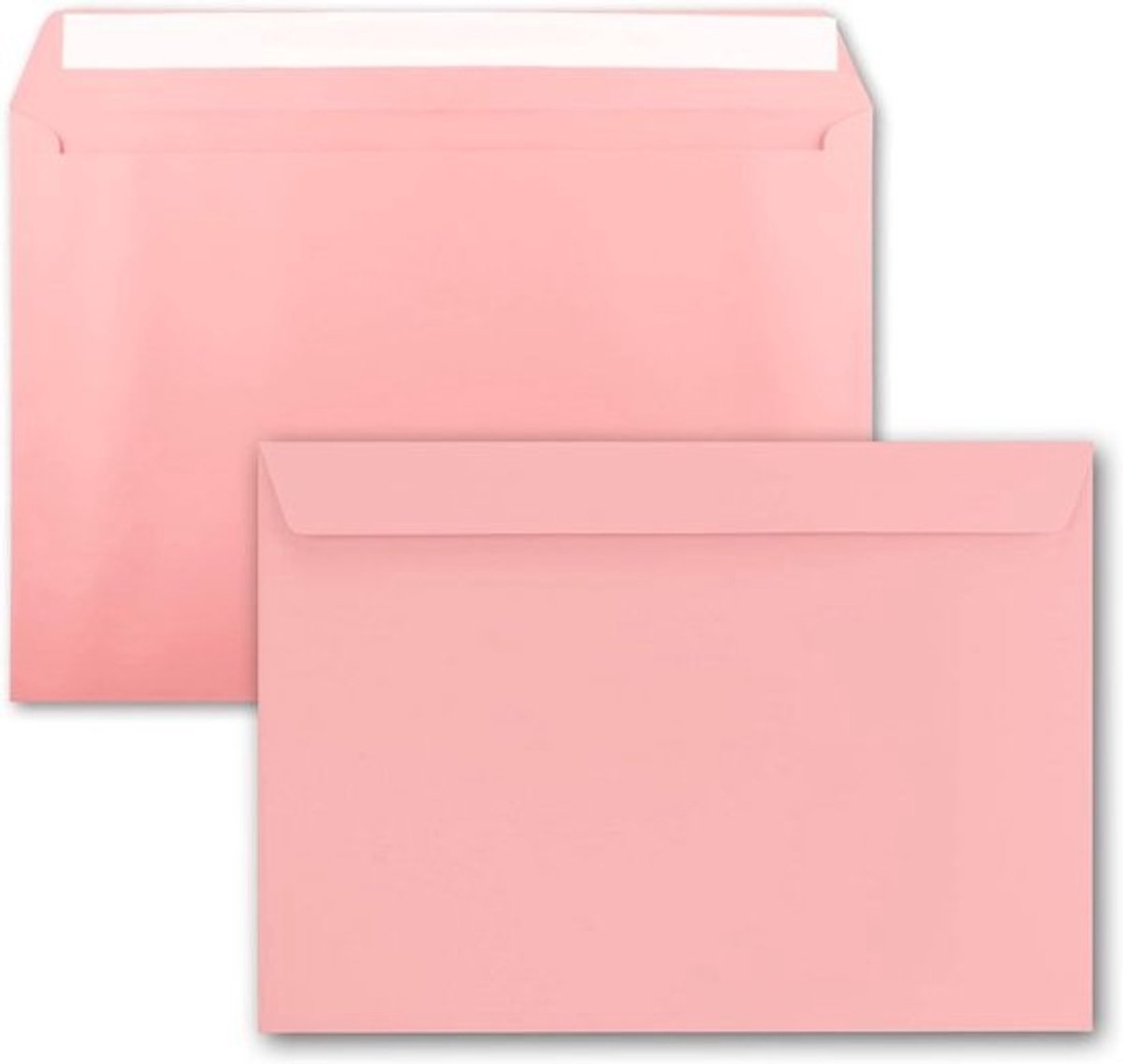 25x Grote XXL Enveloppen DIN C4 Roze - 22.9 x 32.5 cm - Zelfklevend Zonder Venster - Verzenden A4 Documenten