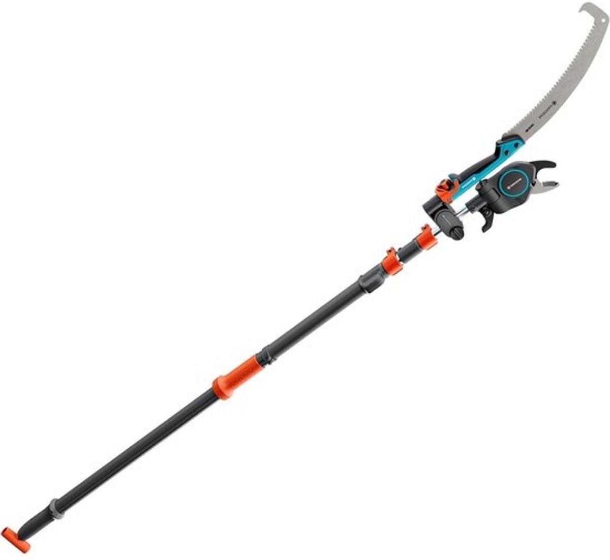 Telescopische takkenschaar - Snoeischaar met steel - Hoge takken snoeien - Inclusief zaag en adapter - 175 tot 400 cm