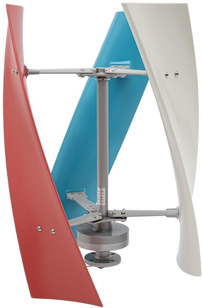 Windturbine Generator - Verticale Windmolen - Energievoorziening Buiten - IP67 Waterdicht - 3 Bladen 400W - Meerdere Kleuren