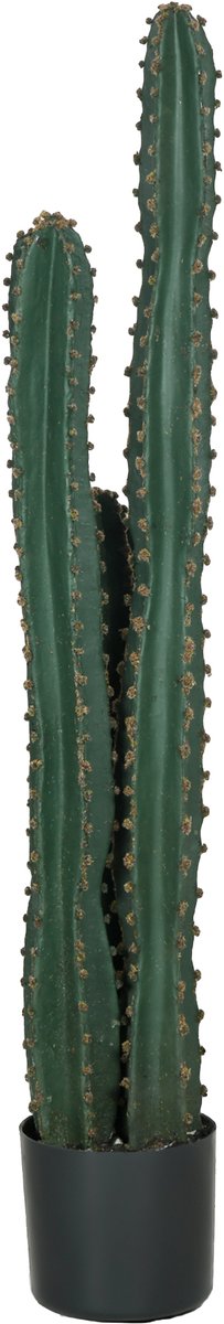 Kunstmatige cactus groot realisme Kunstplant groot formaat Afm. Ø 18 x 120H cm groen