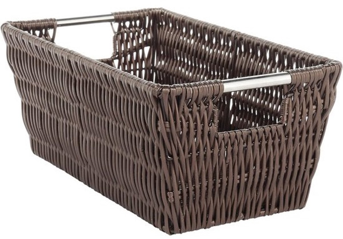 Kleine Plank Tote Opbergbak met Handvatten