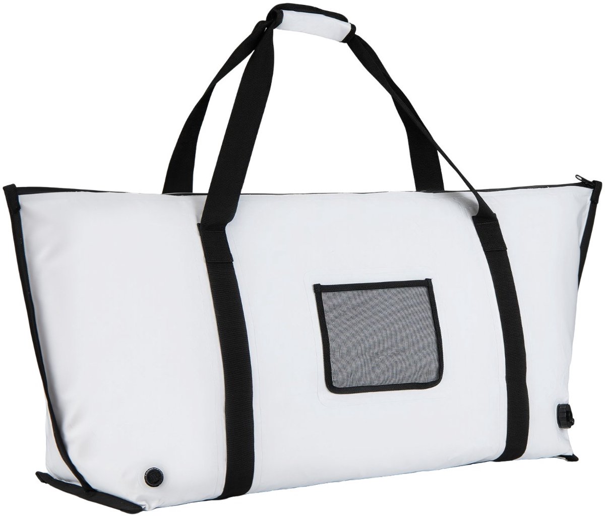 SureDeal® - Kamper - Koeltas - Vis - Waterdicht - Lekvrij Houdt ijs - Ritssluiting Wit - 98x46x50 cm - Wit